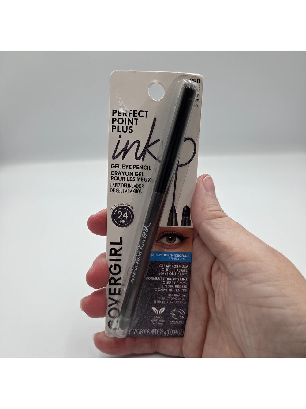 Covergirl Perfect Point Plus Ink Gel Eye Liner Metallic Slate #290